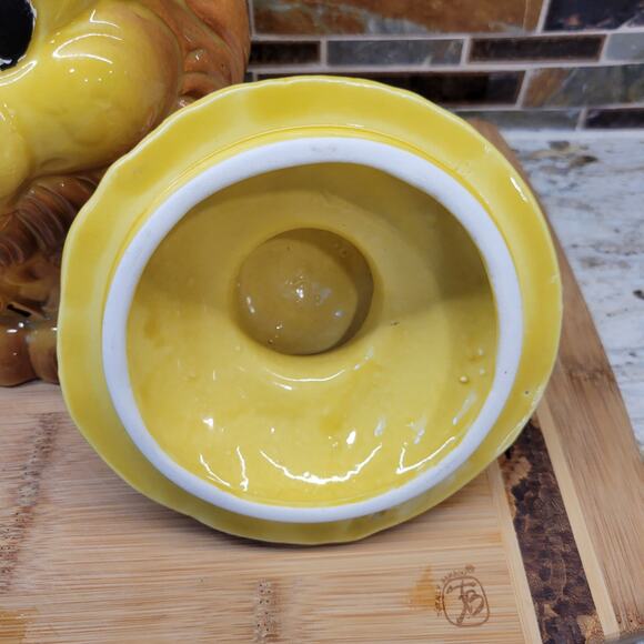 Vintage Lion King Cookie Jar, Red Lollipop Crown Japan - Picture 6 of 9